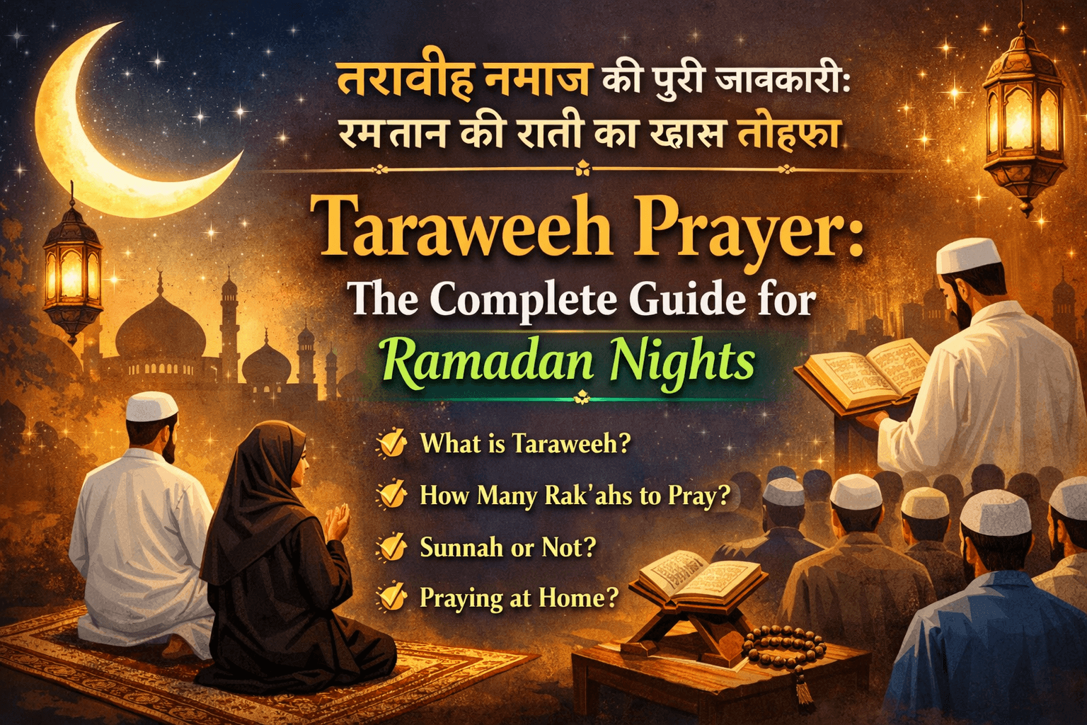 Taraweeh Prayer Explained: A Complete Guide for Ramadan Nights